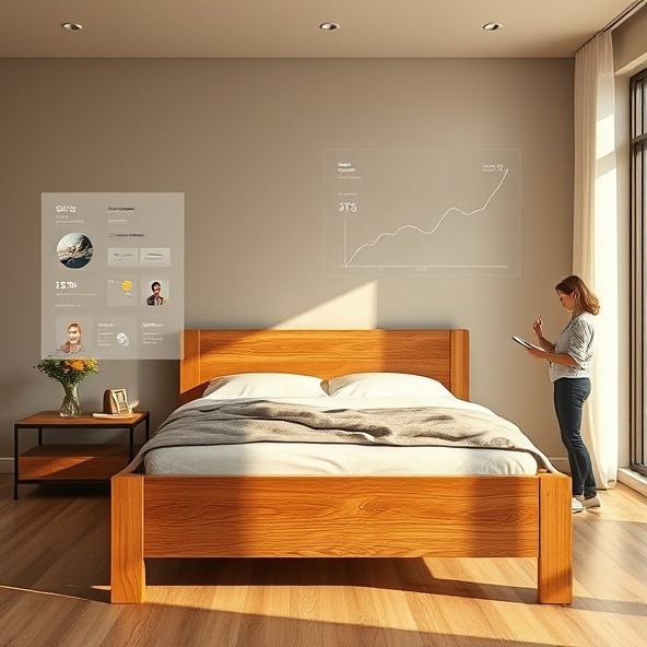 łóżko dębowe 100x200