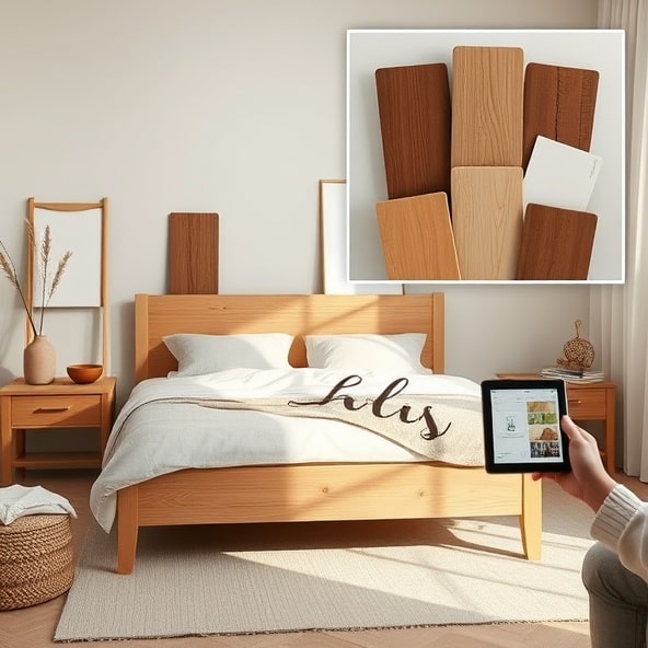 łóżko drewniane 140x200