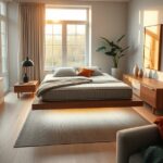 łóżko lewitujące 160x200