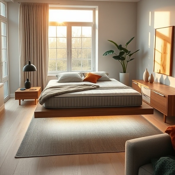 łóżko lewitujące 160x200