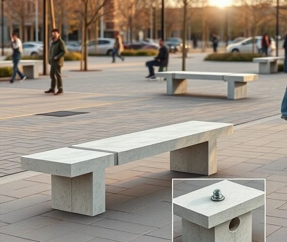 Jak zaprojektować ławkę betonową bez oparcia, żeby obniżyć koszt produkcji i montażu?