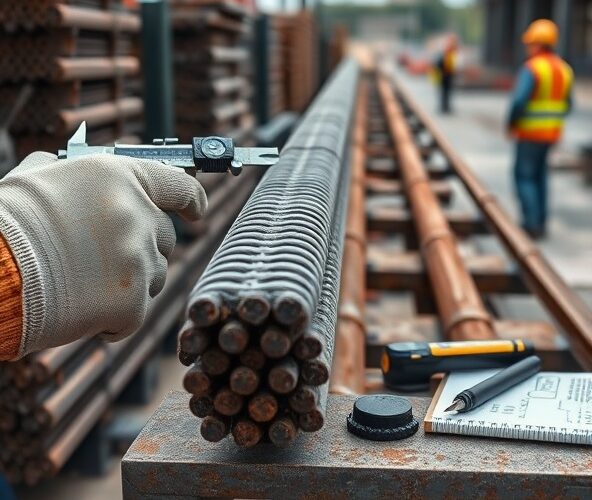 Jak sprawdzić jakość żebrowanych prętów przed użyciem na budowie?