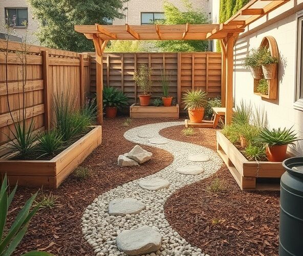 Jak zaplanować architekturę ogrodową przy małym budżecie, żeby zmniejszyć koszty podlewania i pielęgnacji?