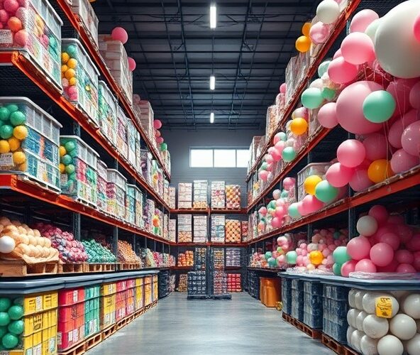 Jak przechowywać balony okazjonalne w magazynie, by zmniejszyć straty?