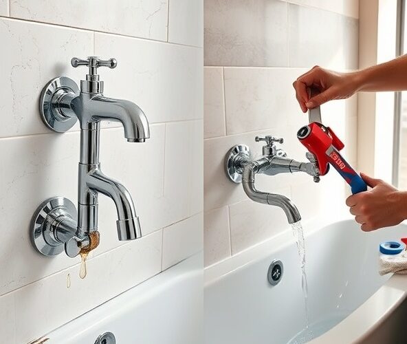 Jak dobrać baterię wannową ścienną, by uniknąć przecieków?