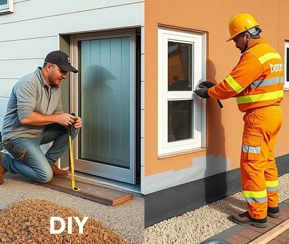 Czy doświetlacze piwniczne lepiej montować samemu, czy zlecić fachowcowi przy docieplaniu ścian?