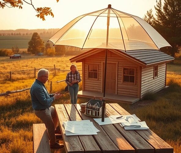 Jak ubezpieczyć domek do 35m2 bez pozwolenia na wsi?