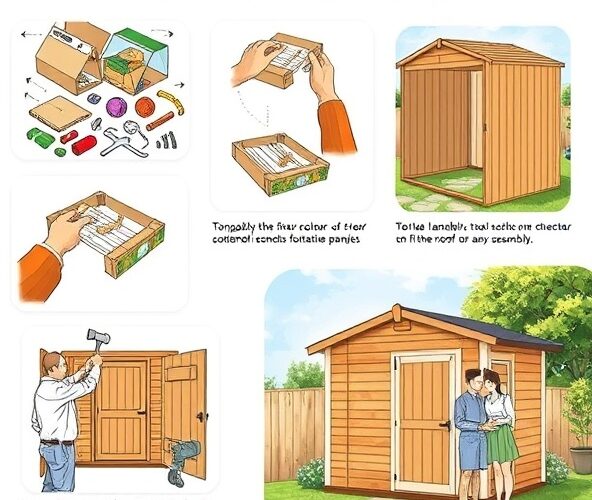Jak opis montażu domku ogrodowego 6×4 przekona nietechnicznych klientów?