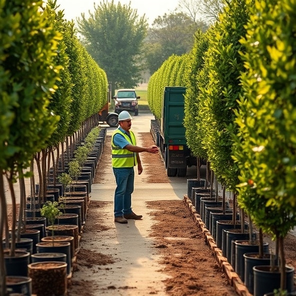 drzewa alejowe szkółki