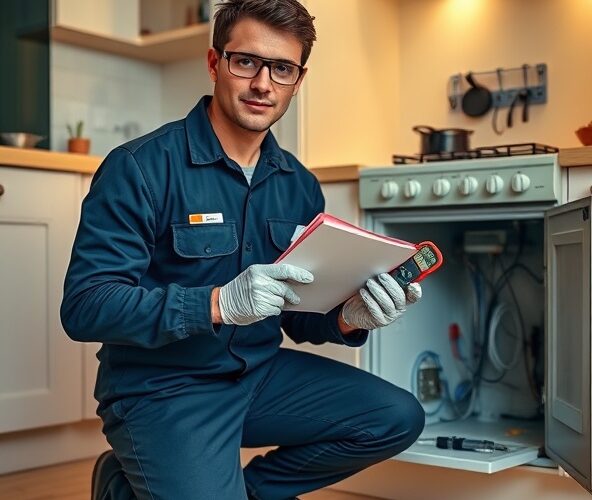 Jak sprawdzić uprawnienia elektryka marki przed podłączeniem kuchenki?