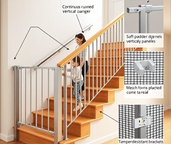 Jakie elementy do balustrad na schody wewnętrzne najlepiej zabezpieczą dzieci?