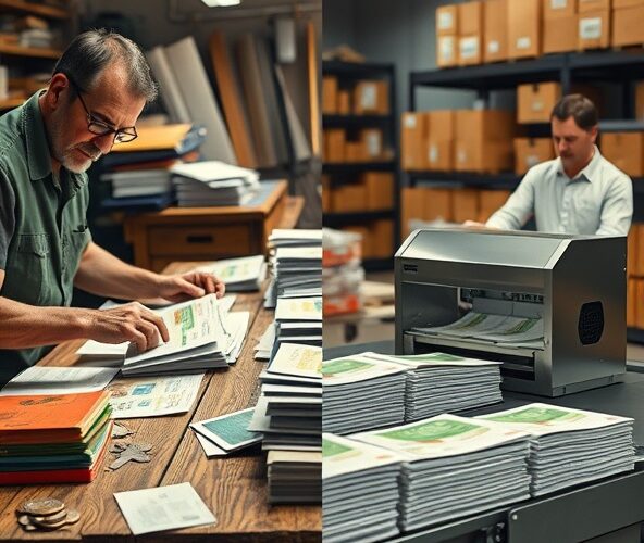 Czy zakup automatu do falcowania ulotek opłaca się małej drukarni?