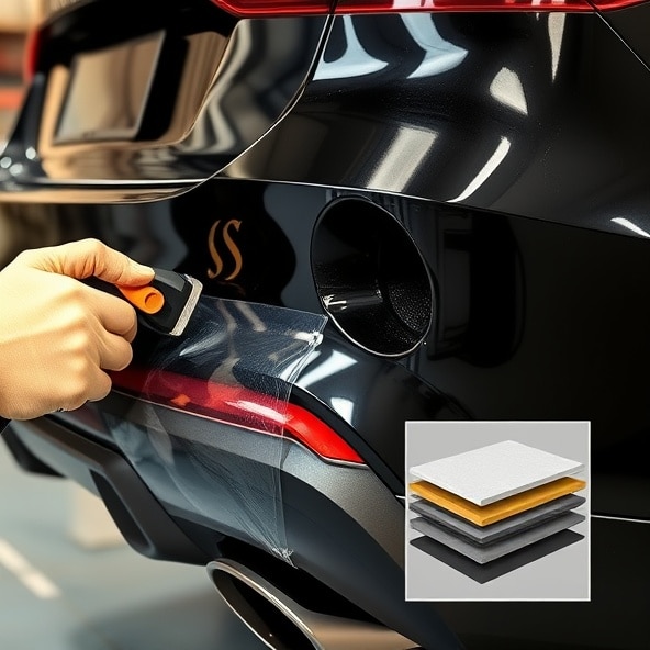 folia ochronna na tylny zderzak