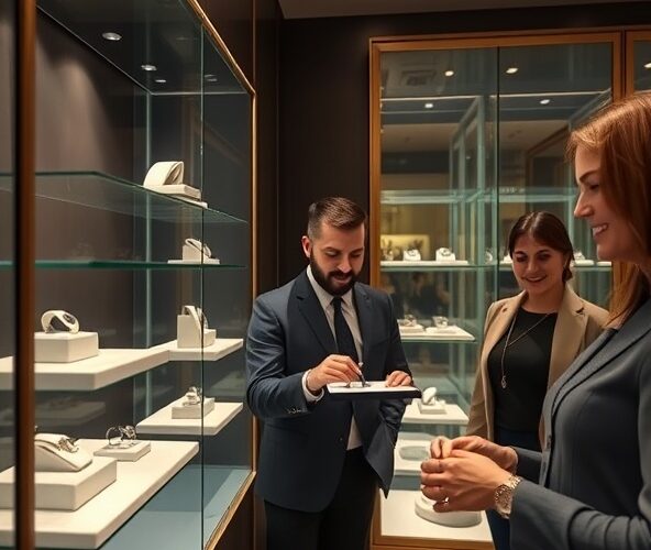 Jaką gablotę na ścianę wybrać do sklepu z biżuterią, żeby zwiększyć wartość koszyka?