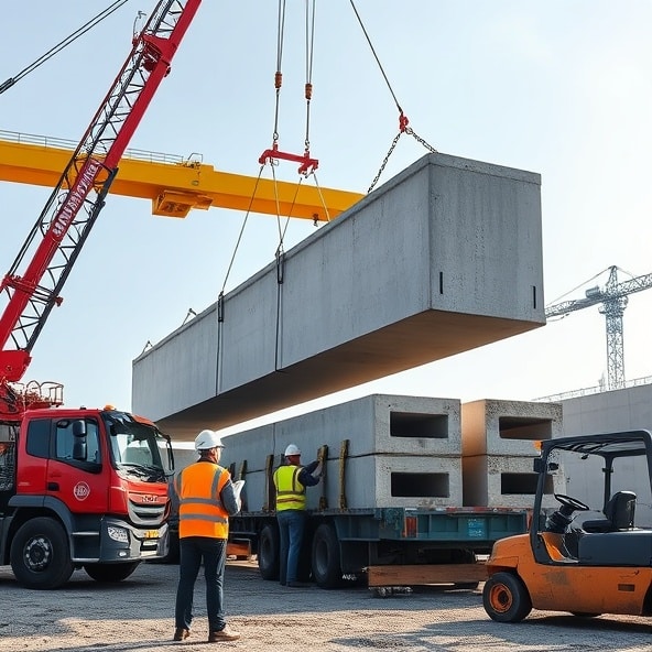 gotowe belki betonowe