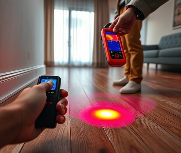 Jak zlokalizować wyciek wody w podłodze w mieszkaniu bez kucia?