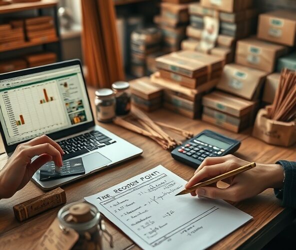 Jak obliczyć punkt zamówienia w Excelu dla kadzideł żywicznych?