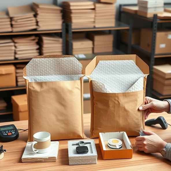 koperty z folią bąbelkową