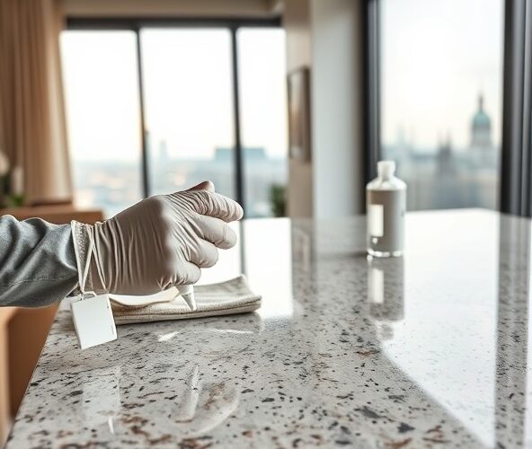 Jak impregnować kwarcytowy konglomerat w Warszawie?