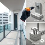 mocowania balustrad szklanych