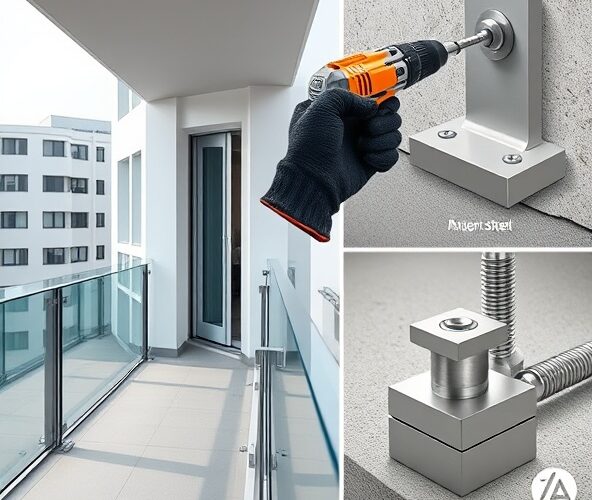 Jakie mocowania balustrad szklanych ułatwią samodzielny montaż na balkonie?