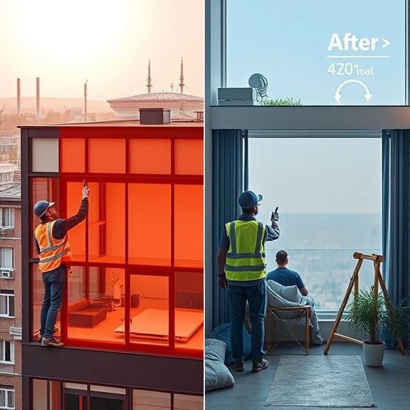 montaż folii okiennych katowice