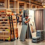 montaż stoisk targowych