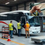 naprawa szyby w autokarze