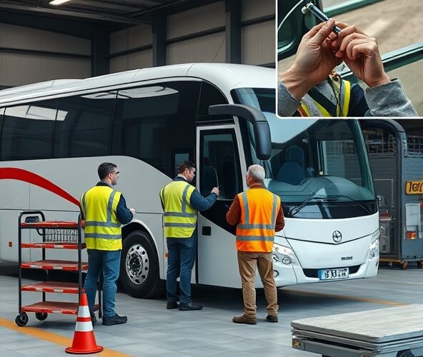 Jak właściciel floty autokarów może skrócić czas naprawy szyby w autokarze?