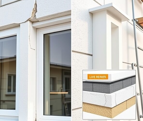 Czy narożnik styropianowy przy oknach i drzwiach zmniejszy ryzyko pęknięć elewacji przy remoncie?