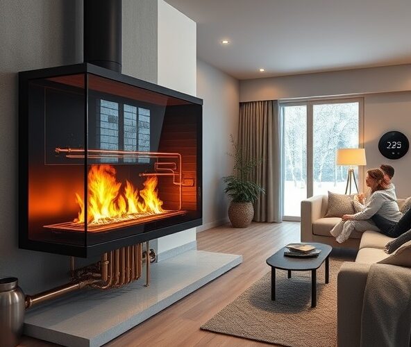 Jak wybrać nowoczesny kominek panoramiczny z płaszczem wodnym, żeby realnie obniżyć rachunki za ogrzewanie domu?