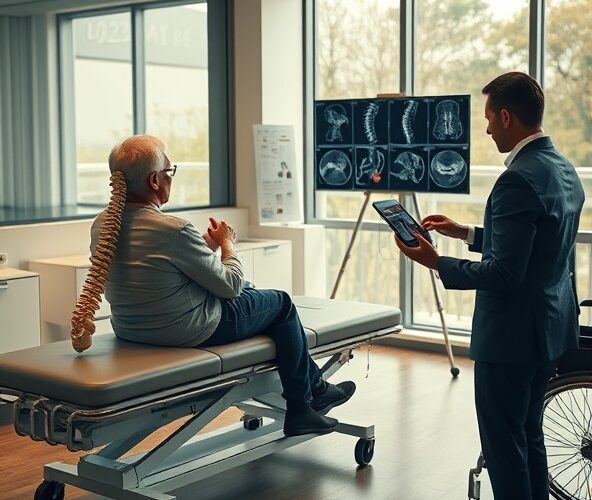 Jak uzyskać wyższe odszkodowanie za uraz kręgosłupa lędźwiowego przy długotrwałej rehabilitacji?