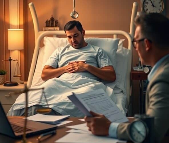 Jakie reklamacje przyspieszą odszkodowanie za uszkodzenie brzucha?