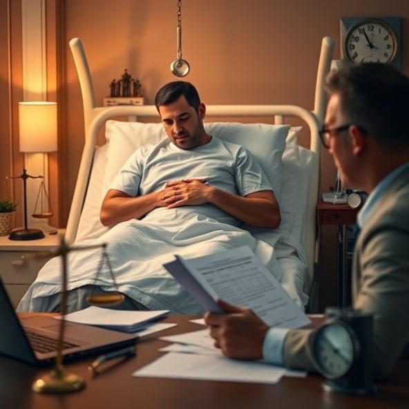 odszkodowanie za uszkodzenie brzucha