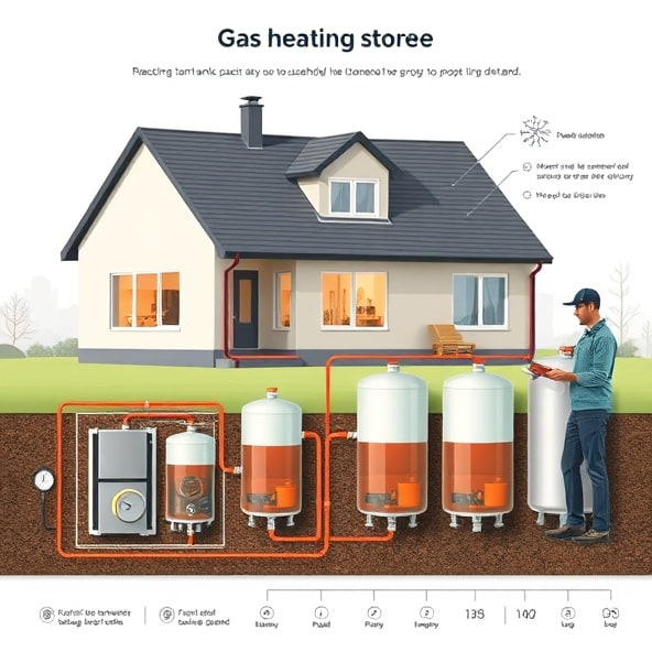 ogrzewanie gazowe ze zbiornika