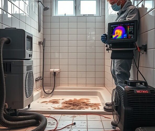 Czy osuszanie Bemowo po wycieku pod brodzikiem zmniejszy ryzyko pleśni przed remontem łazienki?