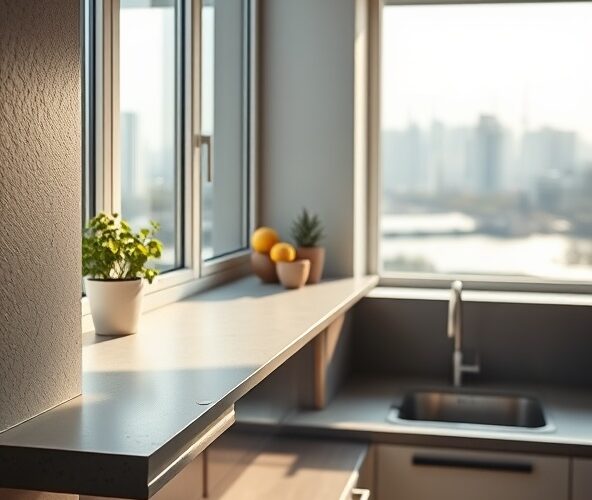 Czy parapety z konglomeratu w Warszawie sprawdzą się nad blatem?