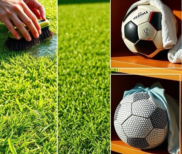 Jak dbać o piłkę na sztuczną trawę, żeby nie straciła kształtu i przyczepności?