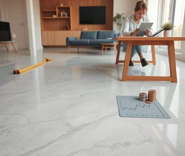 Czy cena podłogi żywicznej za m² zwraca się w mieszkaniu?