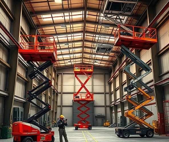 Jak wybrać podesty ruchome Skyjack do pracy na wysokości w hali, żeby skrócić czas realizacji zleceń?
