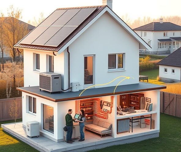 Jaką pompę ciepła wybrać w Nadarzynie do 140 m2 z fotowoltaiką?