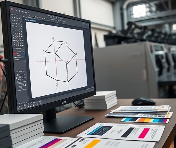 Jakie spady ustawić w pliku AI dla producenta opakowań offsetowych?