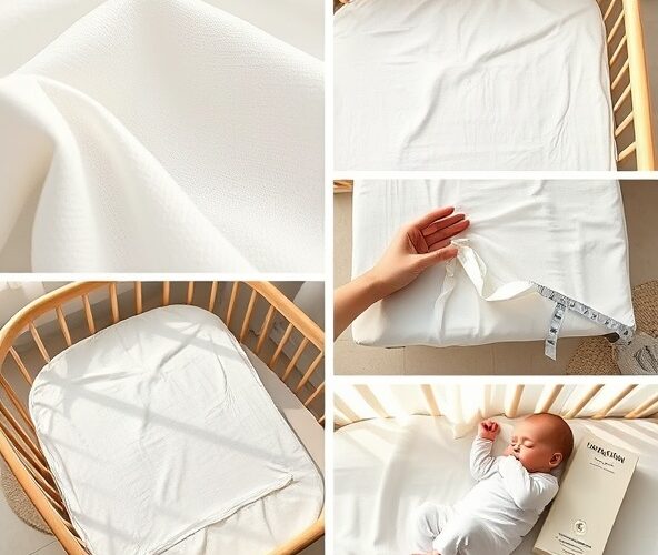 Jak opisać prześcieradło muślinowe do gondol, by zmniejszyć zwroty?