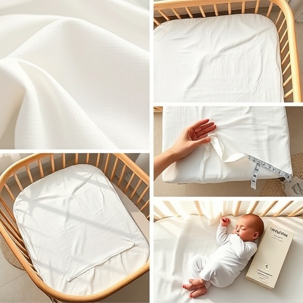 prześcieradło muślinowe do gondol