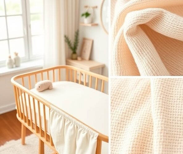 Jak opisać prześcieradło muślinowe do gondol, by zmniejszyć zwroty?