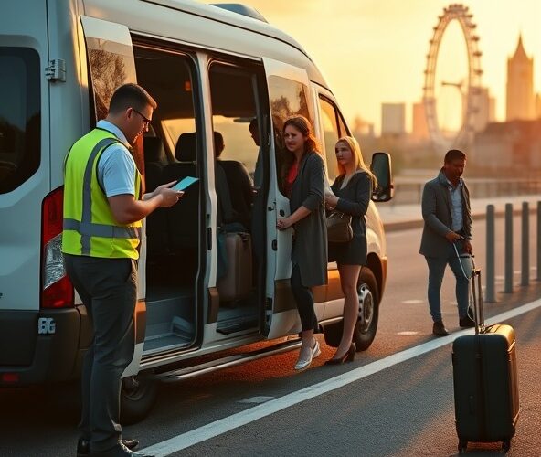 Jak legalnie zorganizować przewóz osób do Londynu busem dla 8–9 pasażerów?