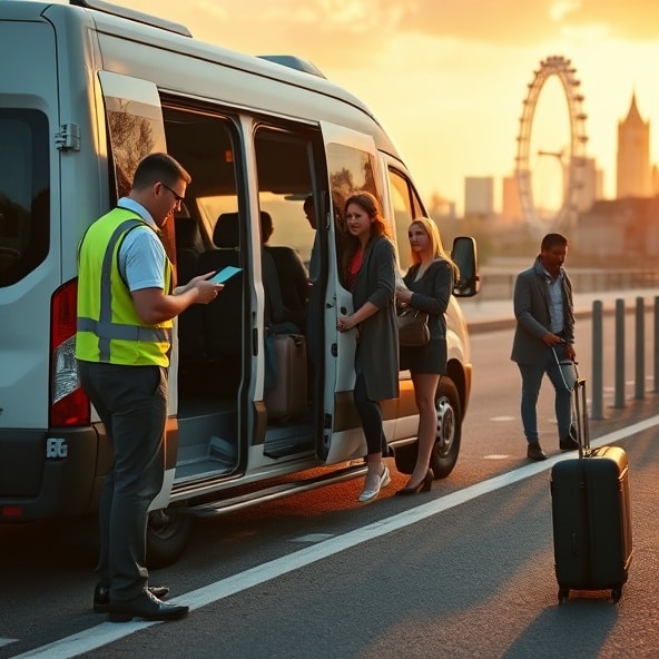 przewóz osób do londynu