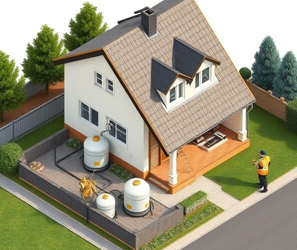 Jak dobrać przydomowy zbiornik na gaz do domu 120 m2 z kuchnią i ciepłą wodą?
