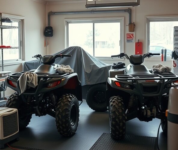 Jak przechowywać quady atv zimą, żeby uniknąć korozji i usterek?