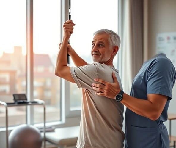 Jak wybrać rehabilitację stawu ramiennego w Warszawie po artroskopii, żeby szybciej wrócić do pełnego unoszenia ręki?